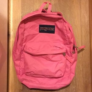 Pink Jansport backpack